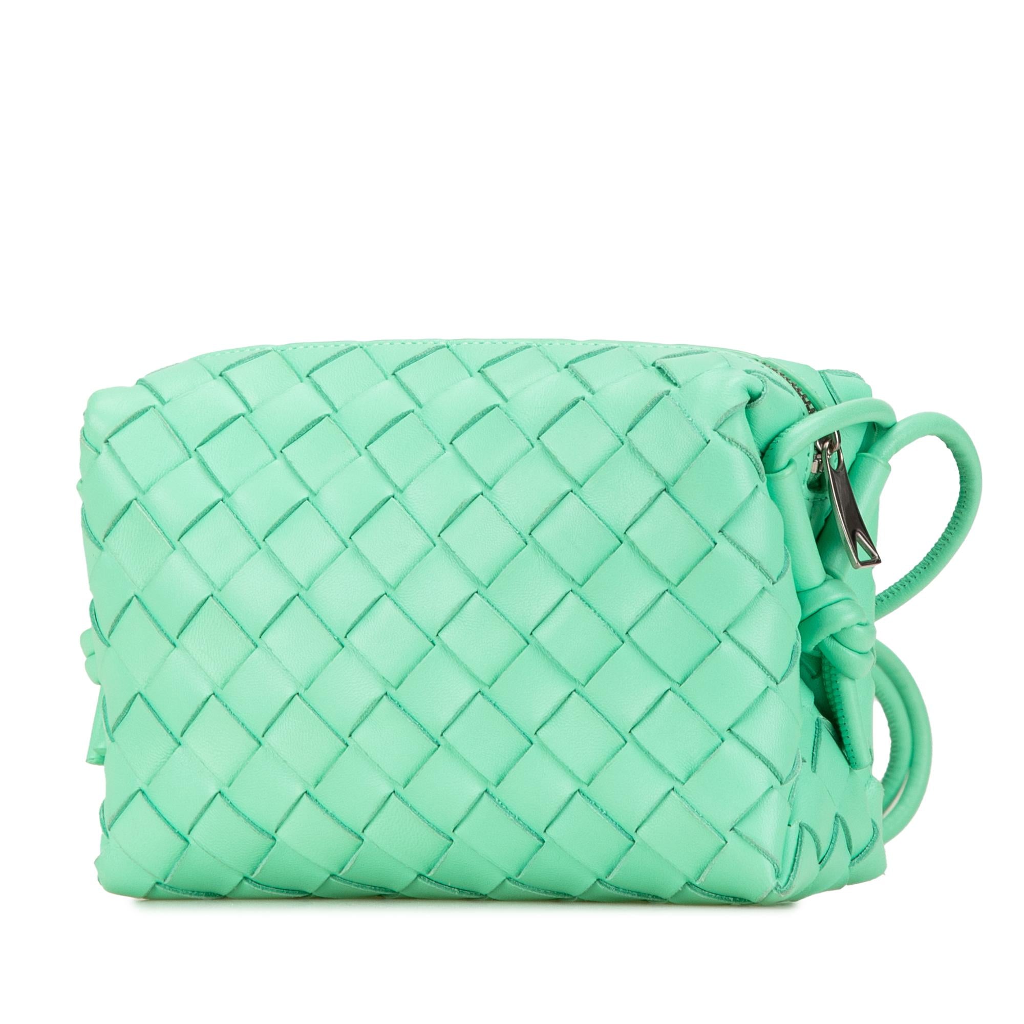 Bottega Veneta Mini Nappa Intrecciato Loop Camera Bag (SHG-H9L0I0)