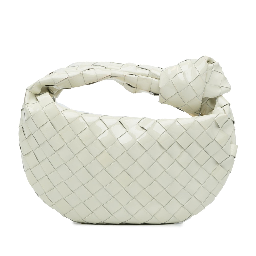 Bottega Veneta Mini Patent Intrecciato Jodie (SHG-ahL82g)