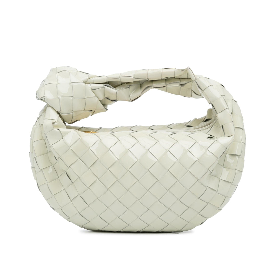 Bottega Veneta Mini Patent Intrecciato Jodie (SHG-ahL82g)