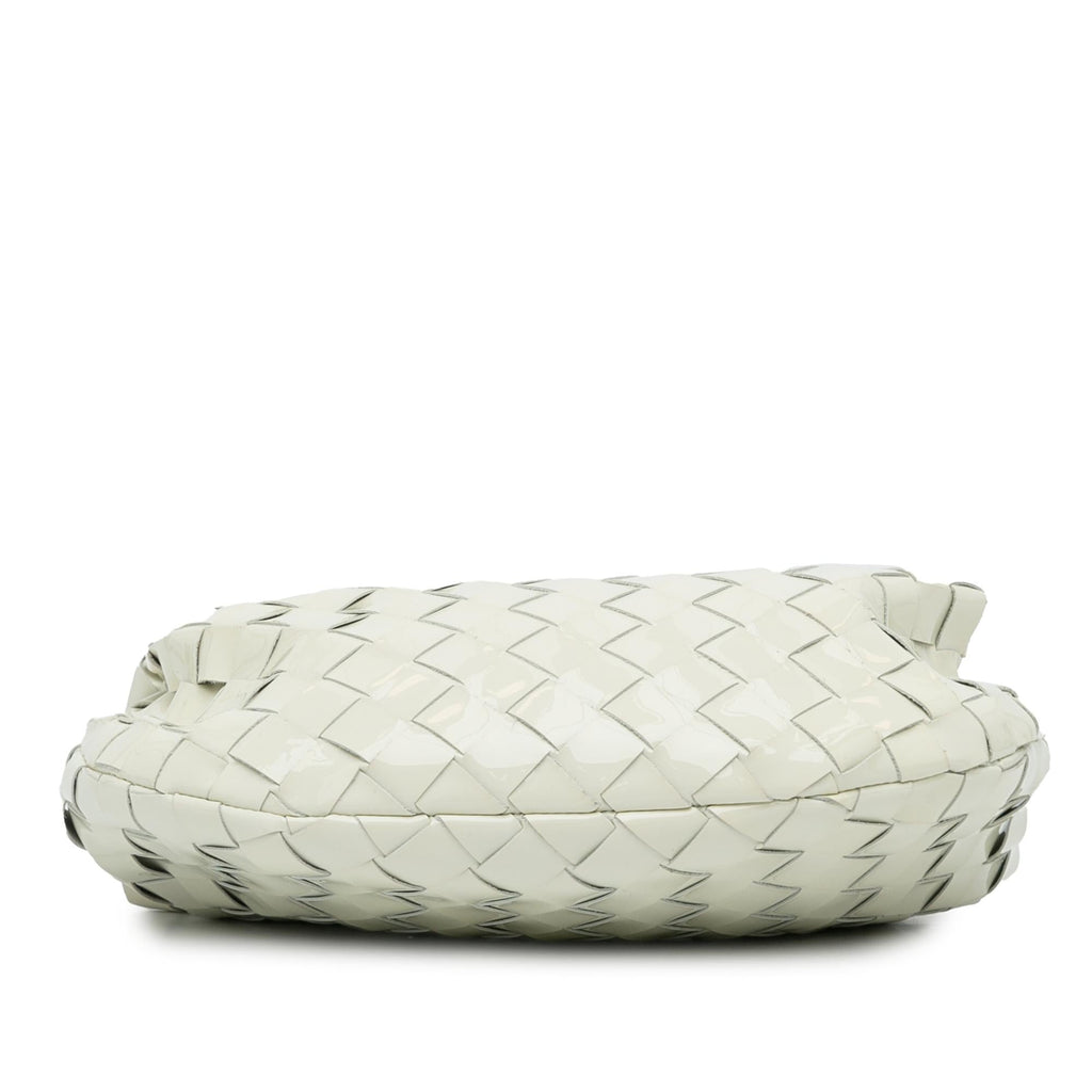 Bottega Veneta Mini Patent Intrecciato Jodie (SHG-ahL82g)