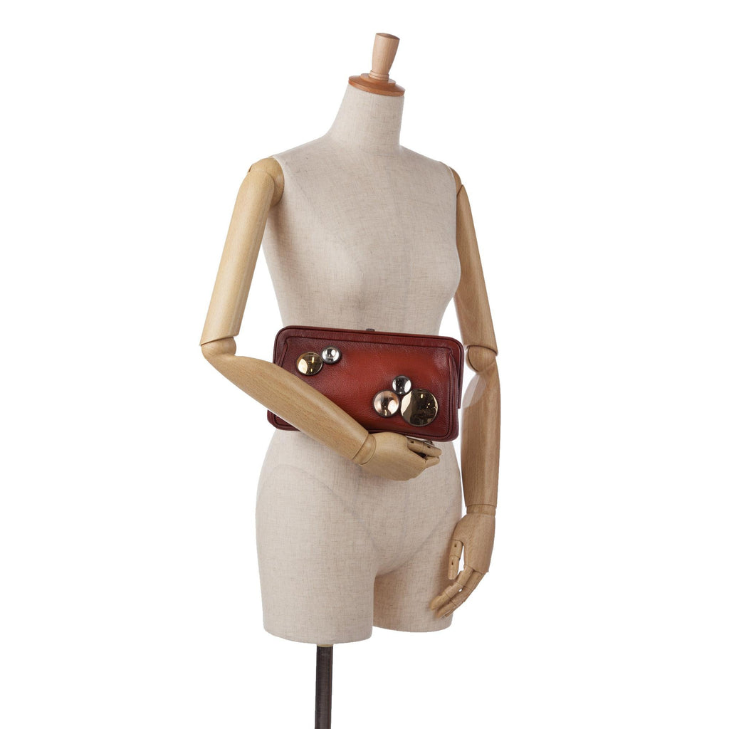 Bottega Veneta Mirror Lens Clutch (SHG-hLivag)