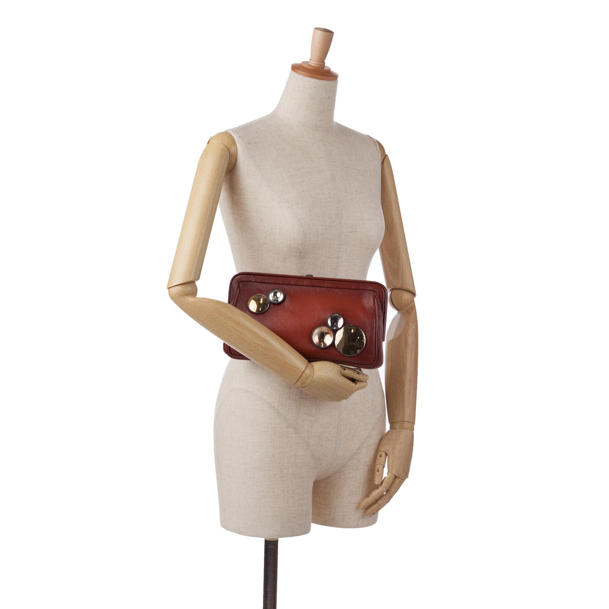 Bottega Veneta Mirror Lens Clutch (SHG-hLivag)