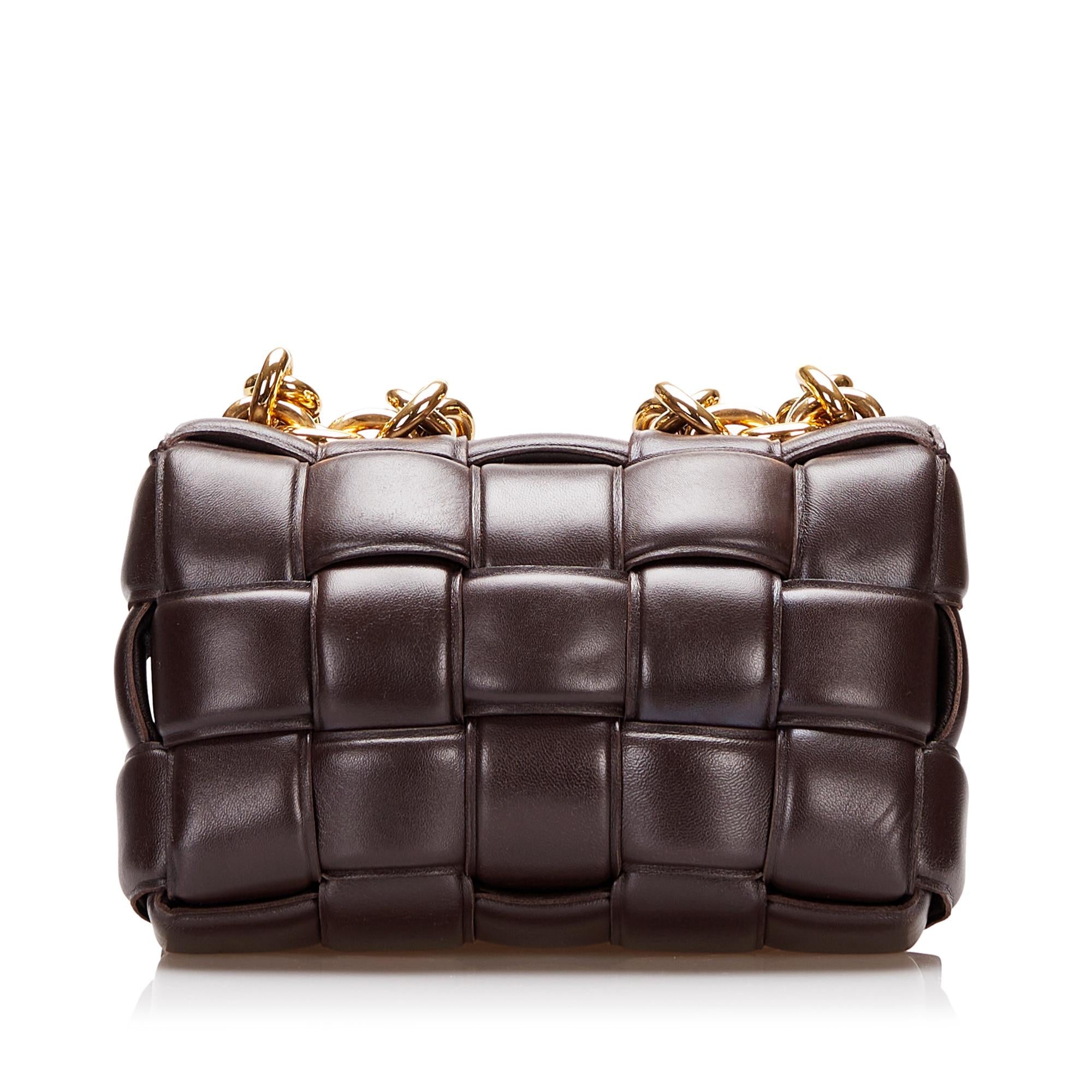 Bottega Veneta Padded Cassette Chain (SHG-gc3XKP)