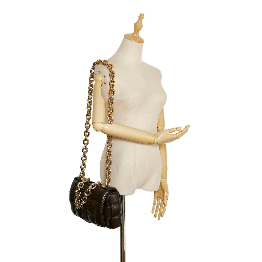 Bottega Veneta Padded Cassette Chain (SHG-gc3XKP)