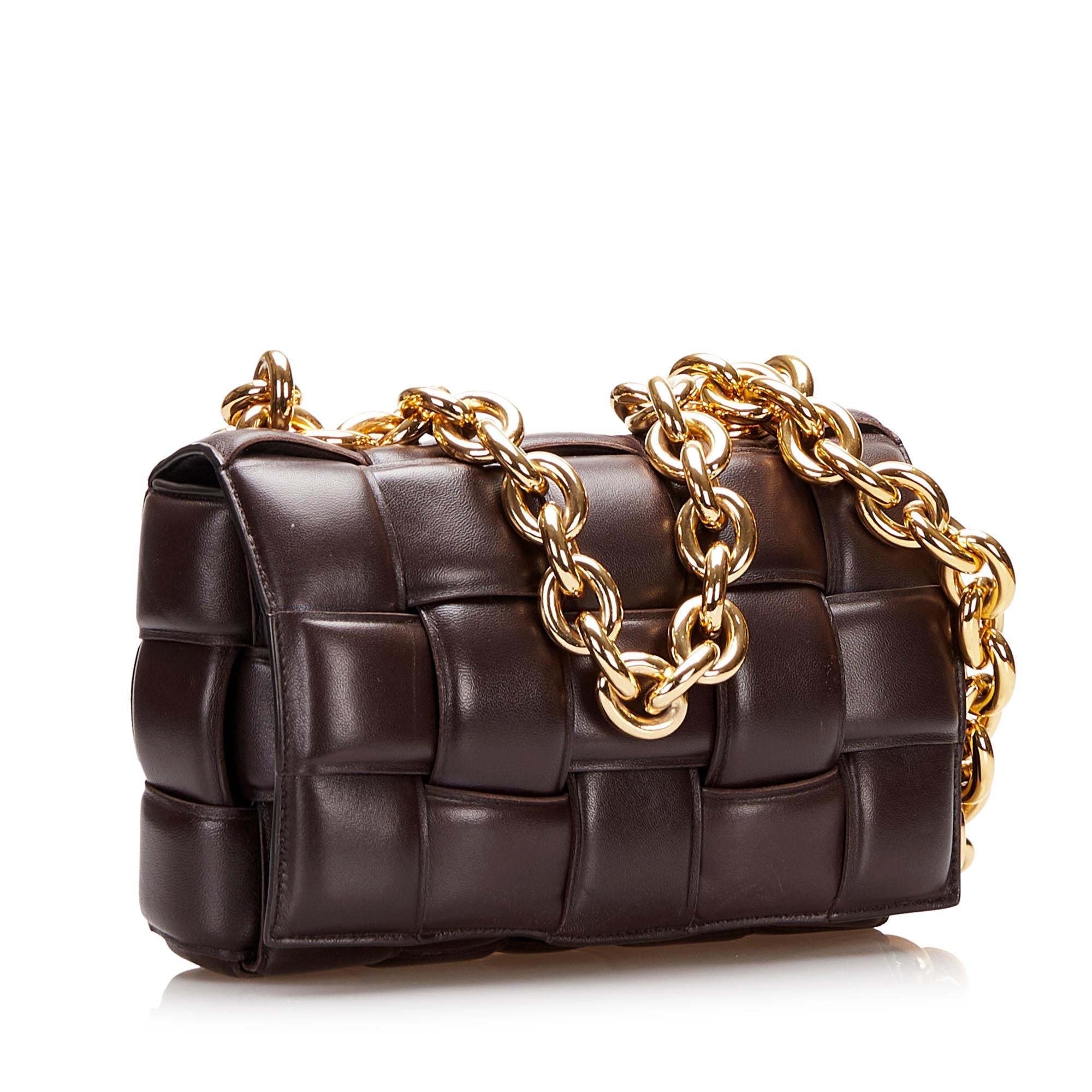 Bottega Veneta Padded Cassette Chain (SHG-gc3XKP)