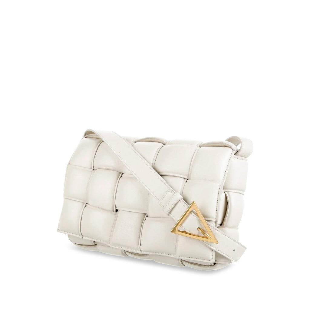 Bottega Veneta Padded Cassette Leather Crossbody Bag (SHG-ivszev)