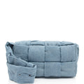 Bottega Veneta Padded Denim Cassette Shoulder Bag (SHF-Py6v0Q)