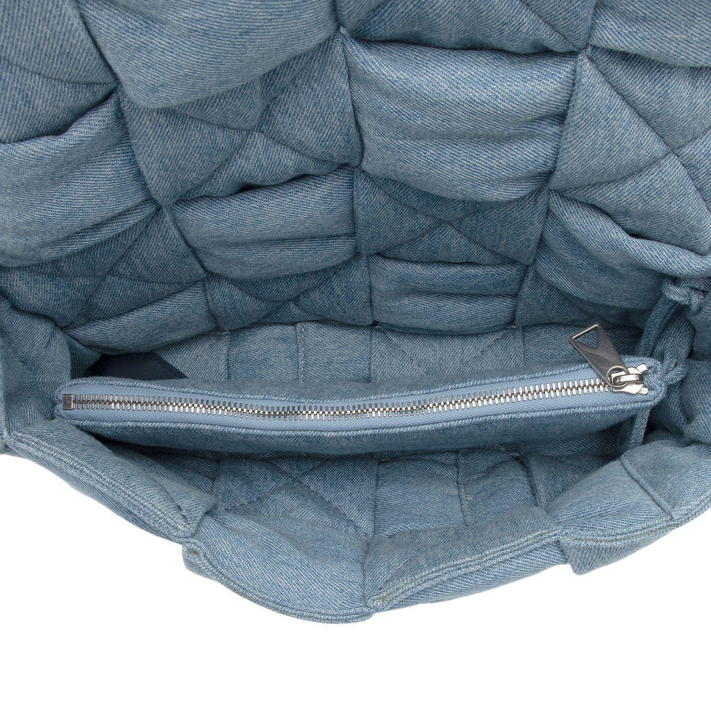 Bottega Veneta Padded Denim Cassette Shoulder Bag (SHF-Py6v0Q)