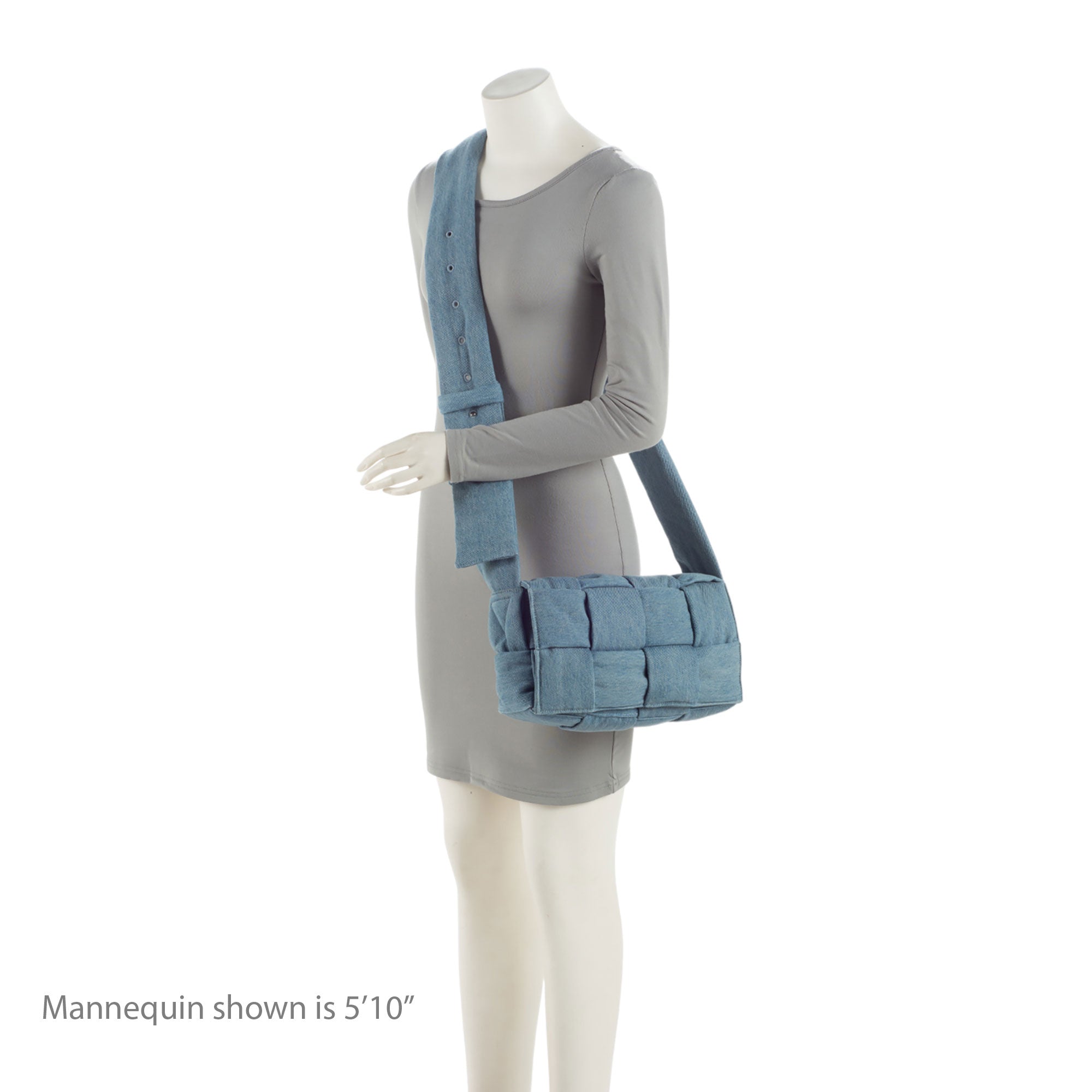 Bottega Veneta Padded Denim Cassette Shoulder Bag (SHF-Py6v0Q)