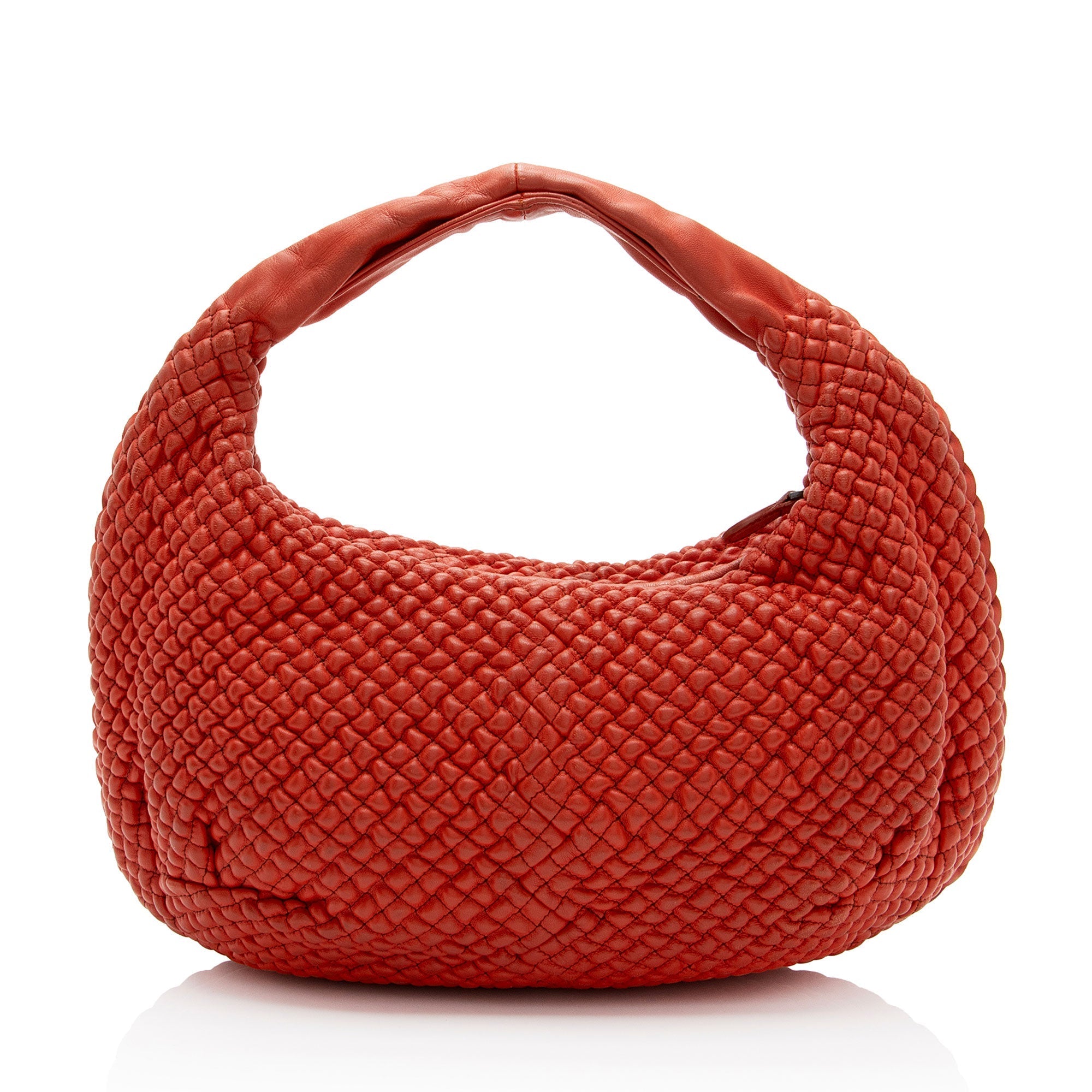Bottega Veneta Ponza Nappa Leather Belly Mini Hobo (SHF-KzJN2f)