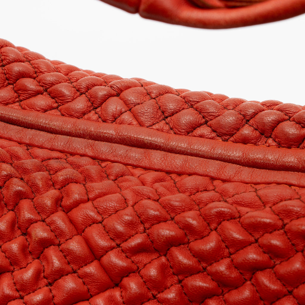 Bottega Veneta Ponza Nappa Leather Belly Mini Hobo (SHF-KzJN2f)