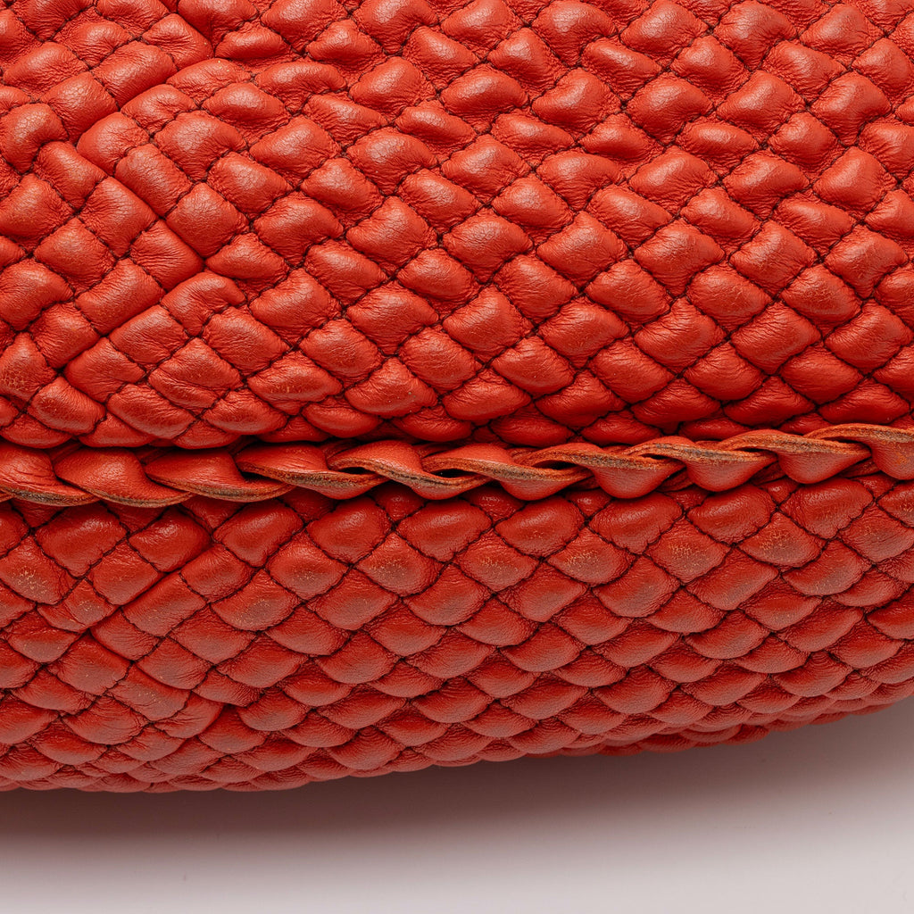 Bottega Veneta Ponza Nappa Leather Belly Mini Hobo (SHF-KzJN2f)