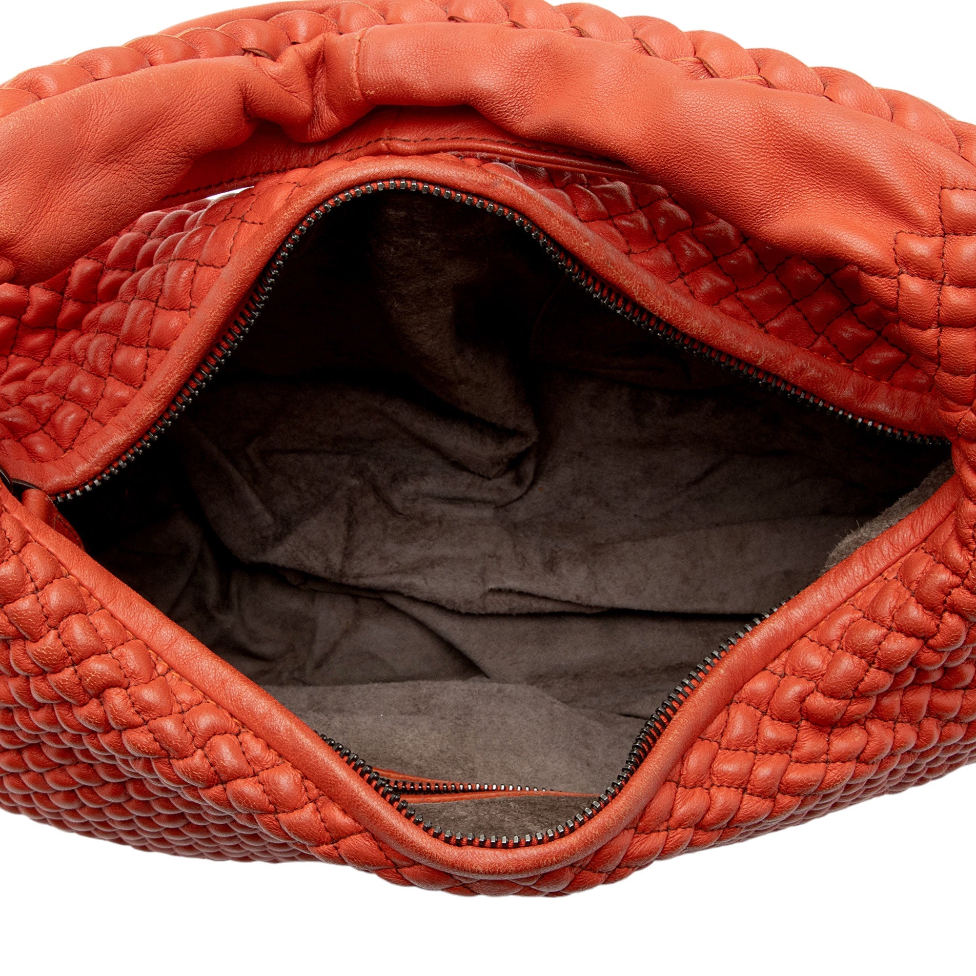 Bottega Veneta Ponza Nappa Leather Belly Mini Hobo (SHF-KzJN2f)