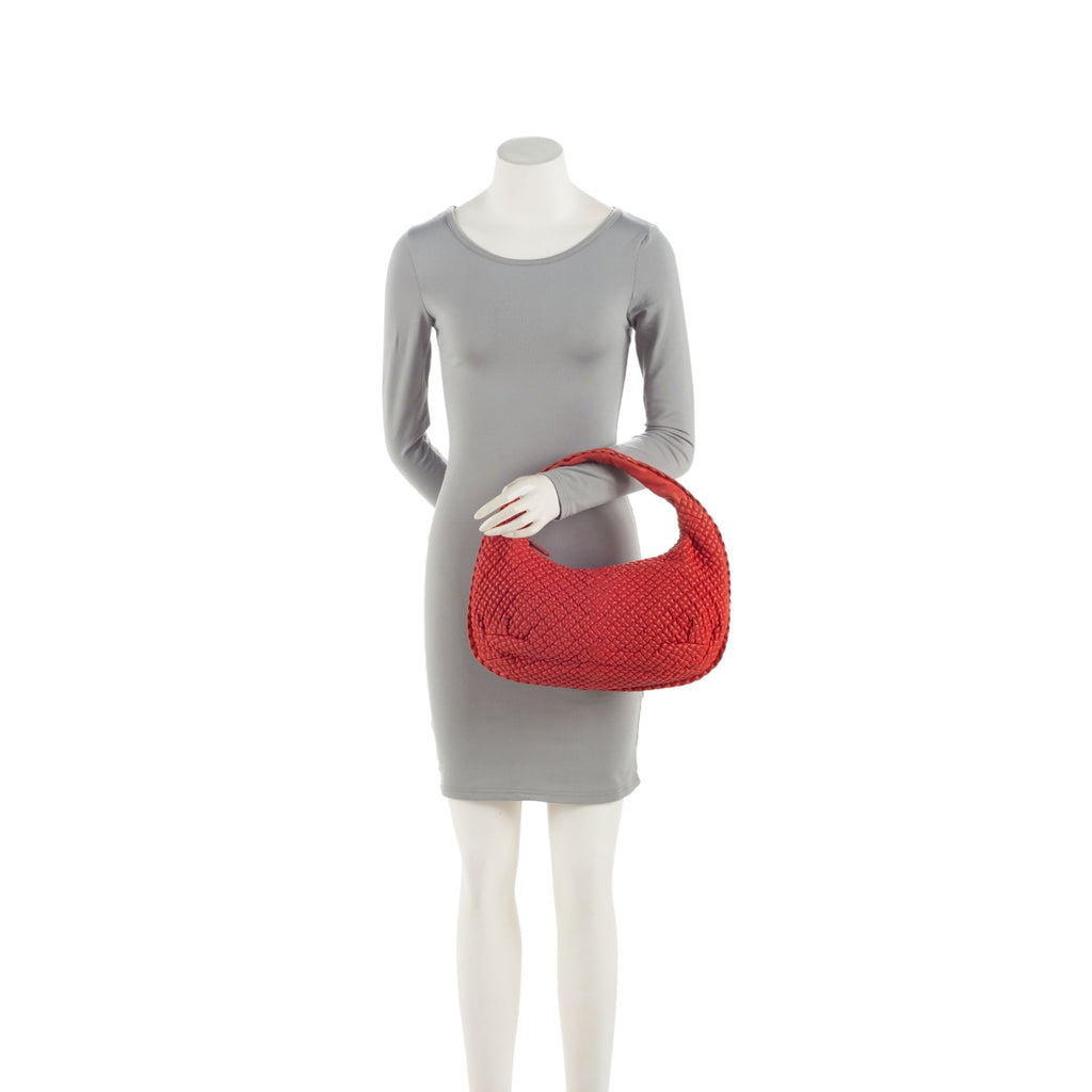 Bottega Veneta Ponza Nappa Leather Belly Mini Hobo (SHF-KzJN2f)