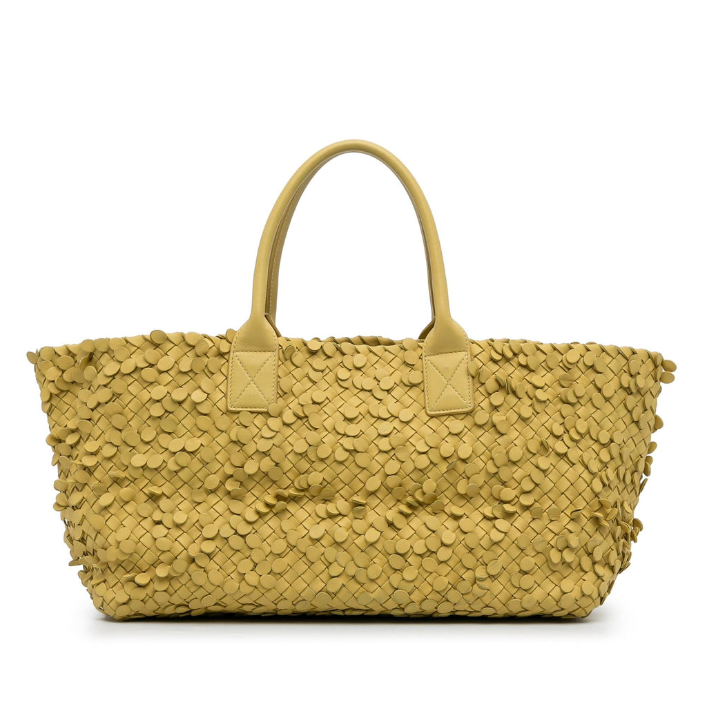 Bottega Veneta Poussin Paillettes Cabat Tote (SHG-uM0GAC)
