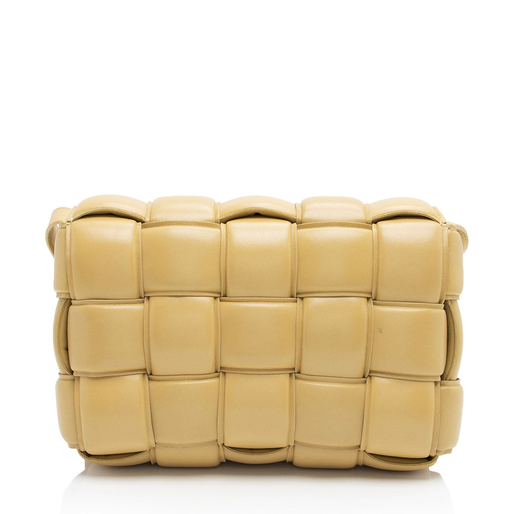 Bottega Veneta Puffed Leather Cassette Crossbody (SHF-9LU5JW)