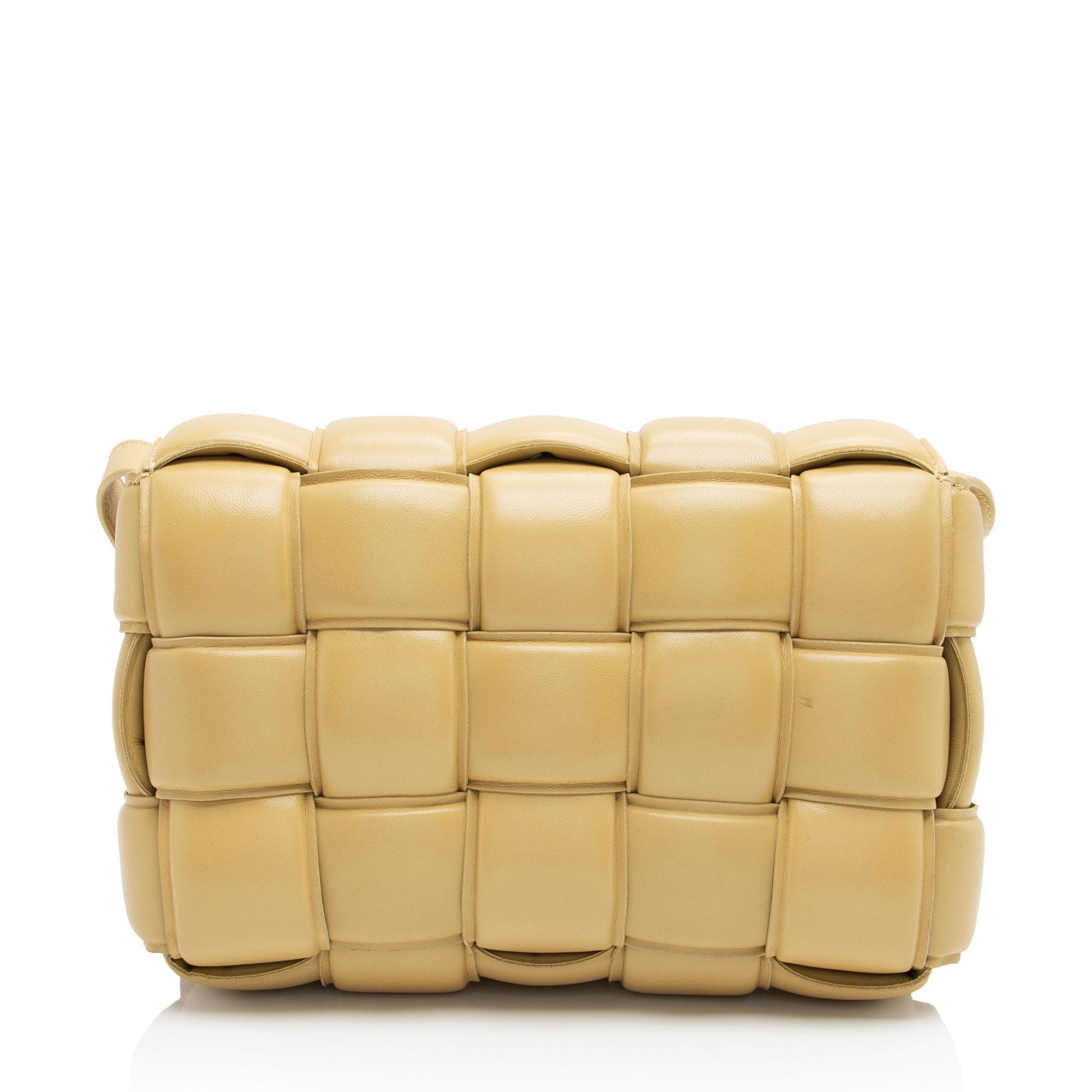 Bottega Veneta Puffed Leather Cassette Crossbody (SHF-9LU5JW)