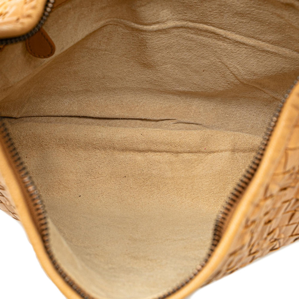 Bottega Veneta Small Embossed Nappa Intrecciato Veneta Hobo (SHG-QKUbKu)