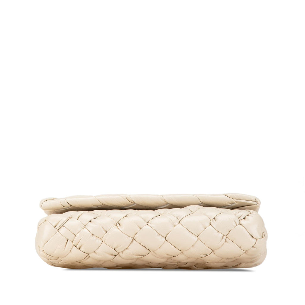 Bottega Veneta Small Intrecciato Rumple Messenger Bag (SHG-N7USVX)