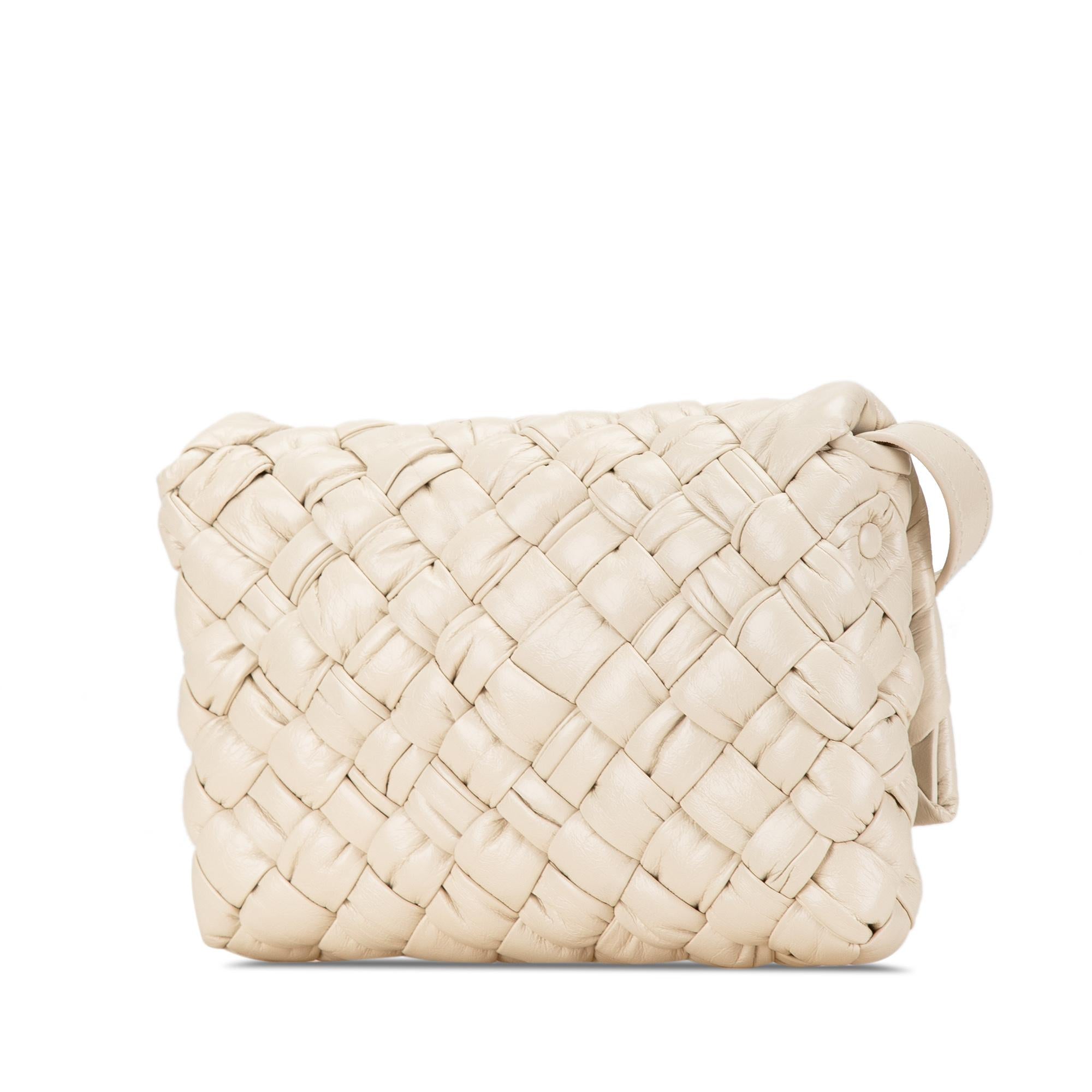 Bottega Veneta Small Intrecciato Rumple Messenger Bag (SHG-N7USVX)