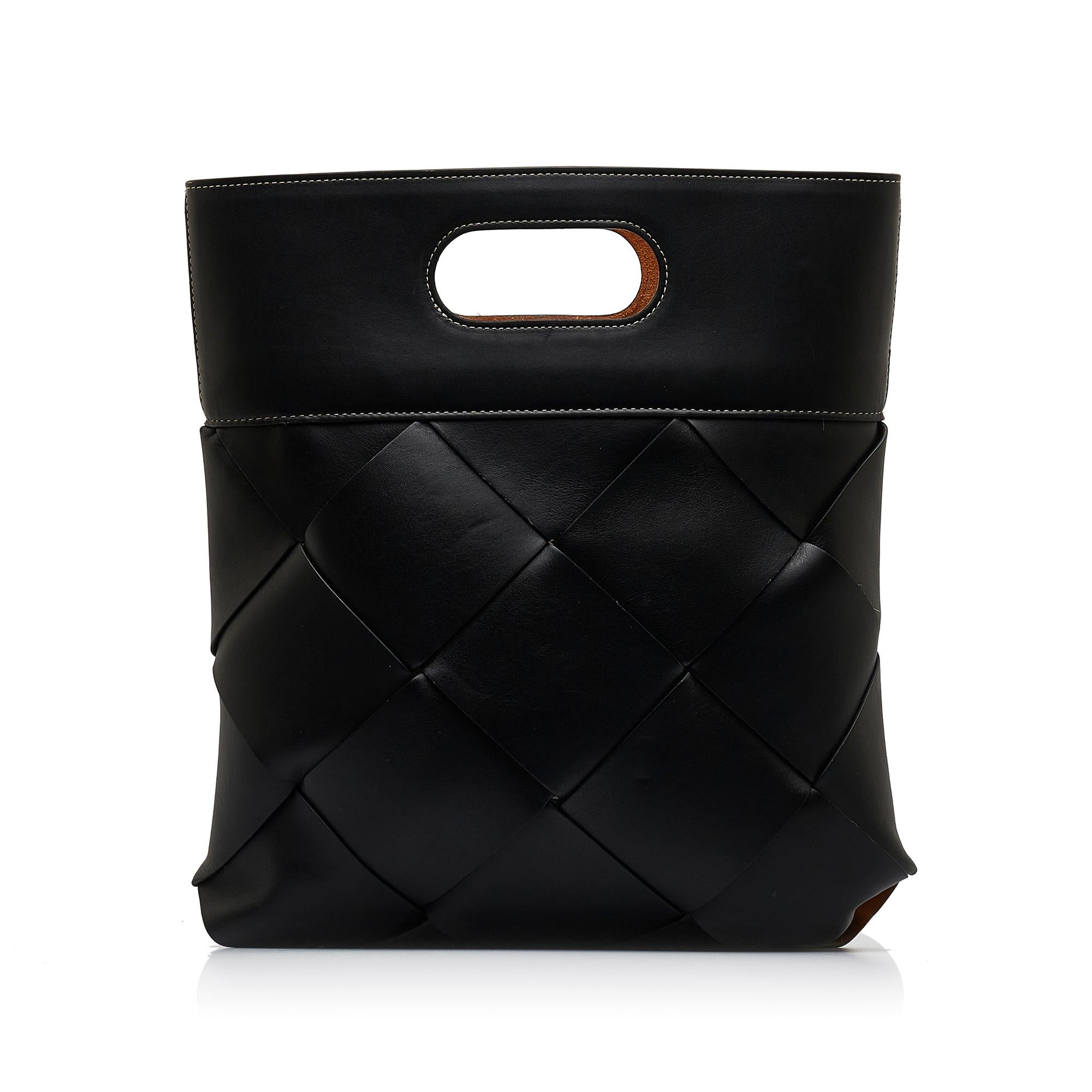Bottega Veneta Small Maxi Intrecciato Slip Handbag (SHG-kx1s3U)