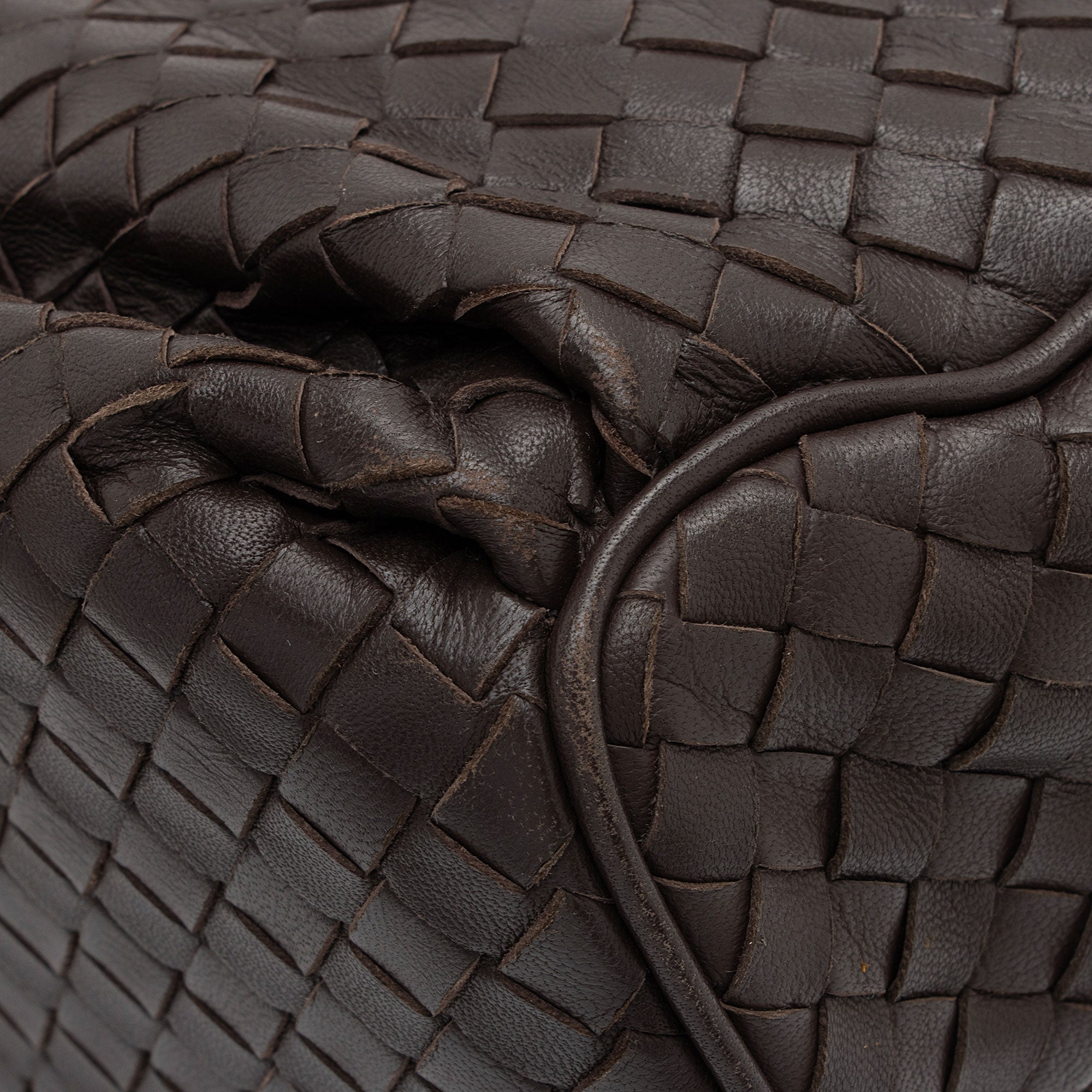 Bottega Venetta Inrecciato Nappa Shoulder Bag (SHF-J45QSZ)