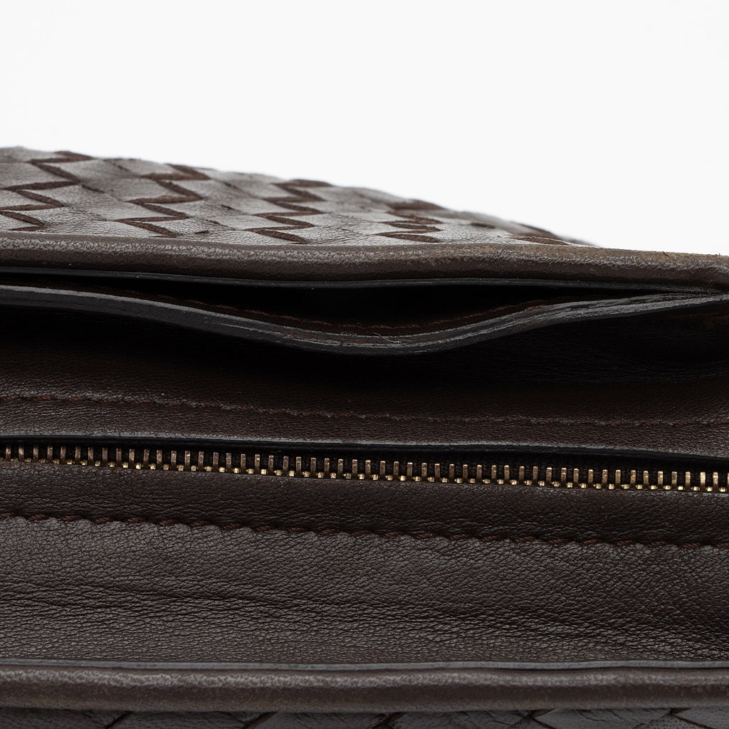 Bottega Venetta Inrecciato Nappa Shoulder Bag (SHF-J45QSZ)