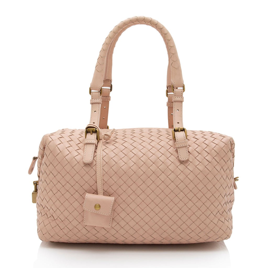 Bottega Venetta Intrecciato Nappa Montaigne Small Satchel (SHF-IwhXKh)