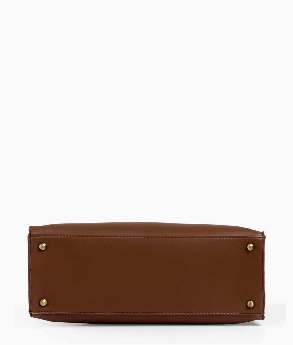 Brown workplace handbag