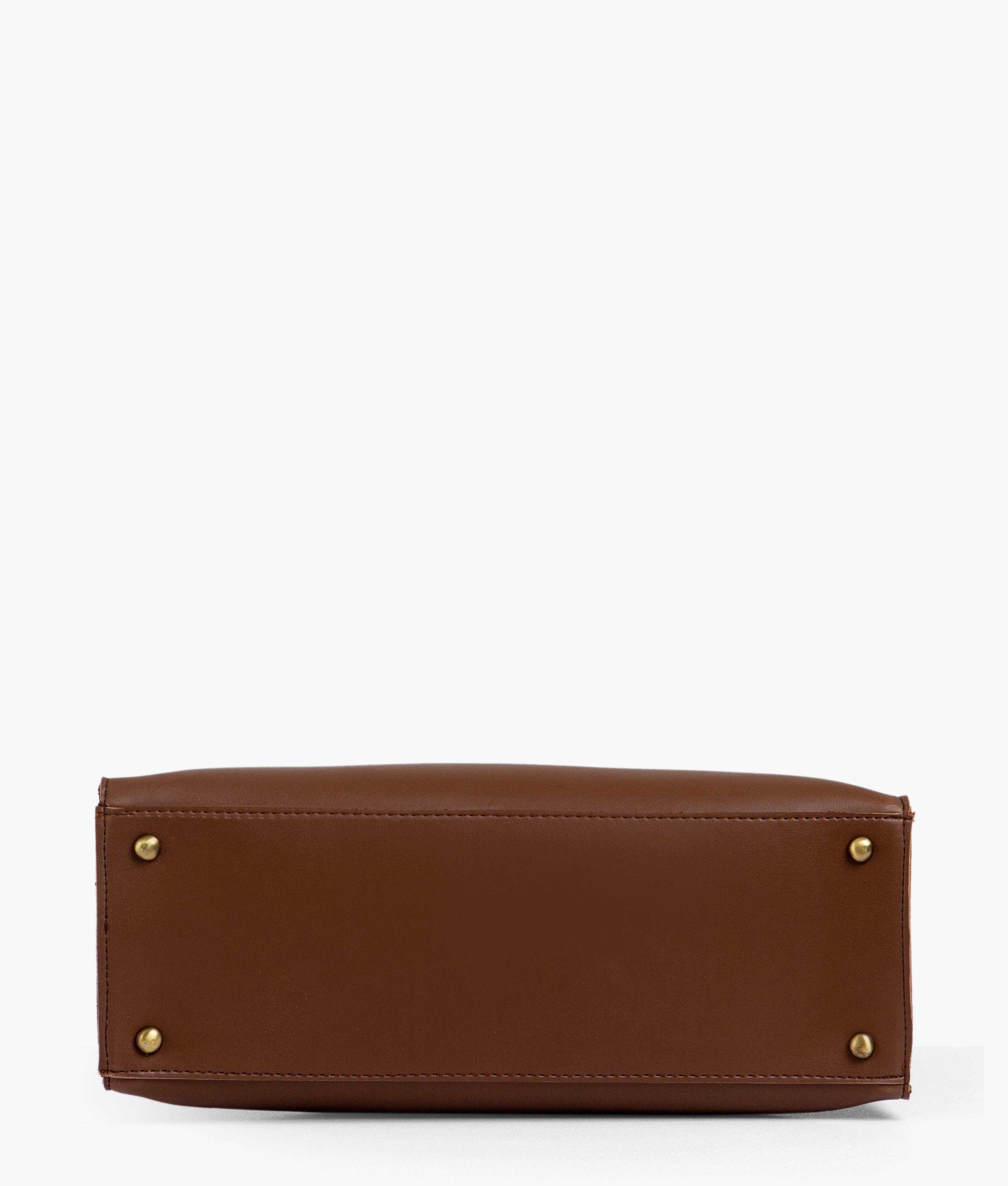 Brown workplace handbag