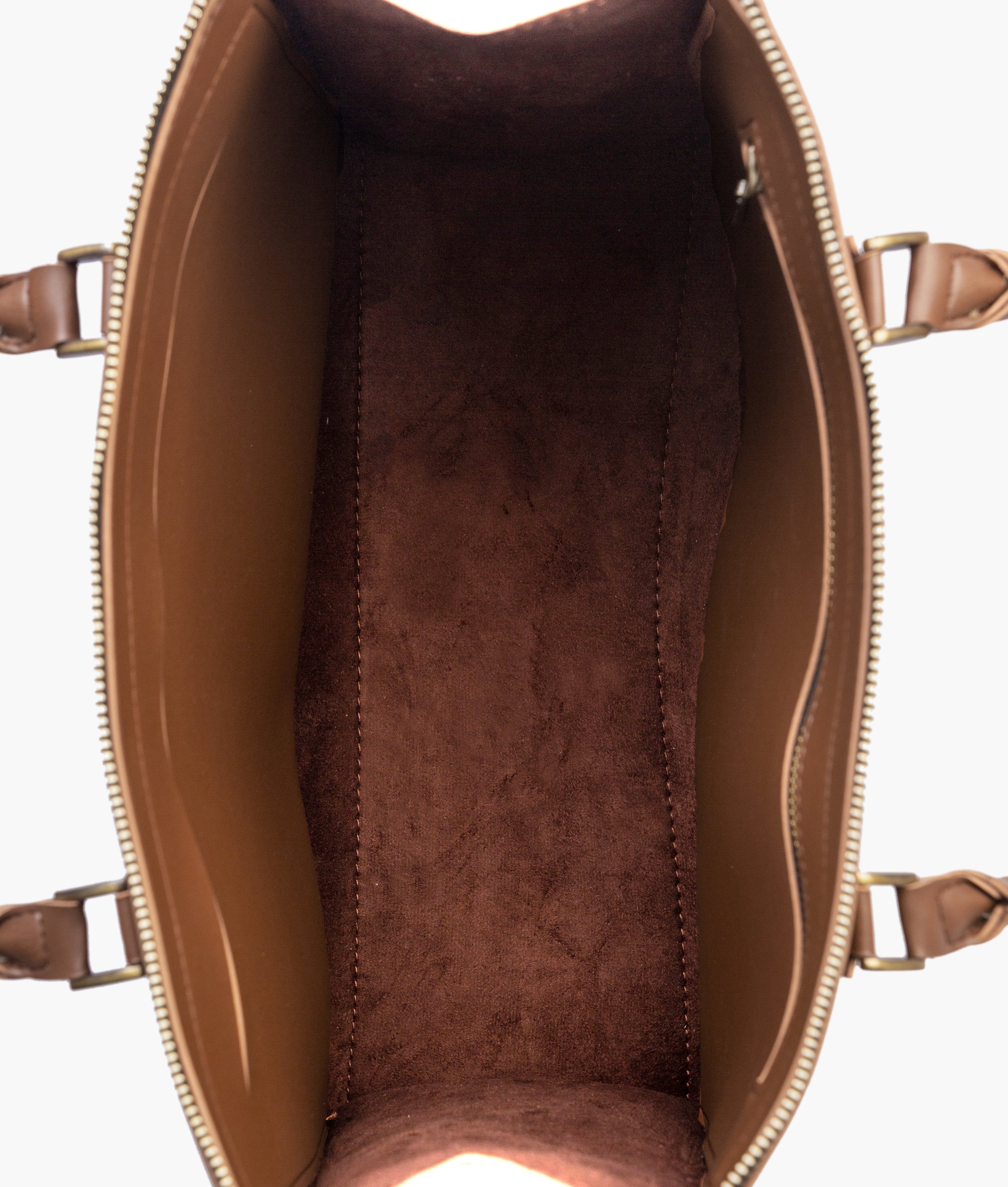 Brown workplace handbag