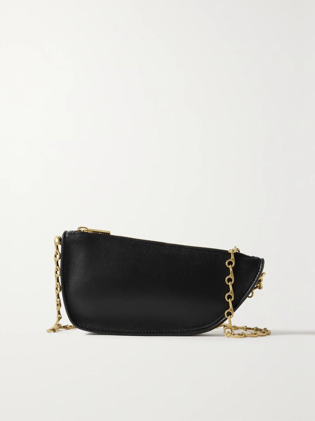BURBERRY MICRO SHIELD LAMBSKIN LEATHER SHOULDER BAG