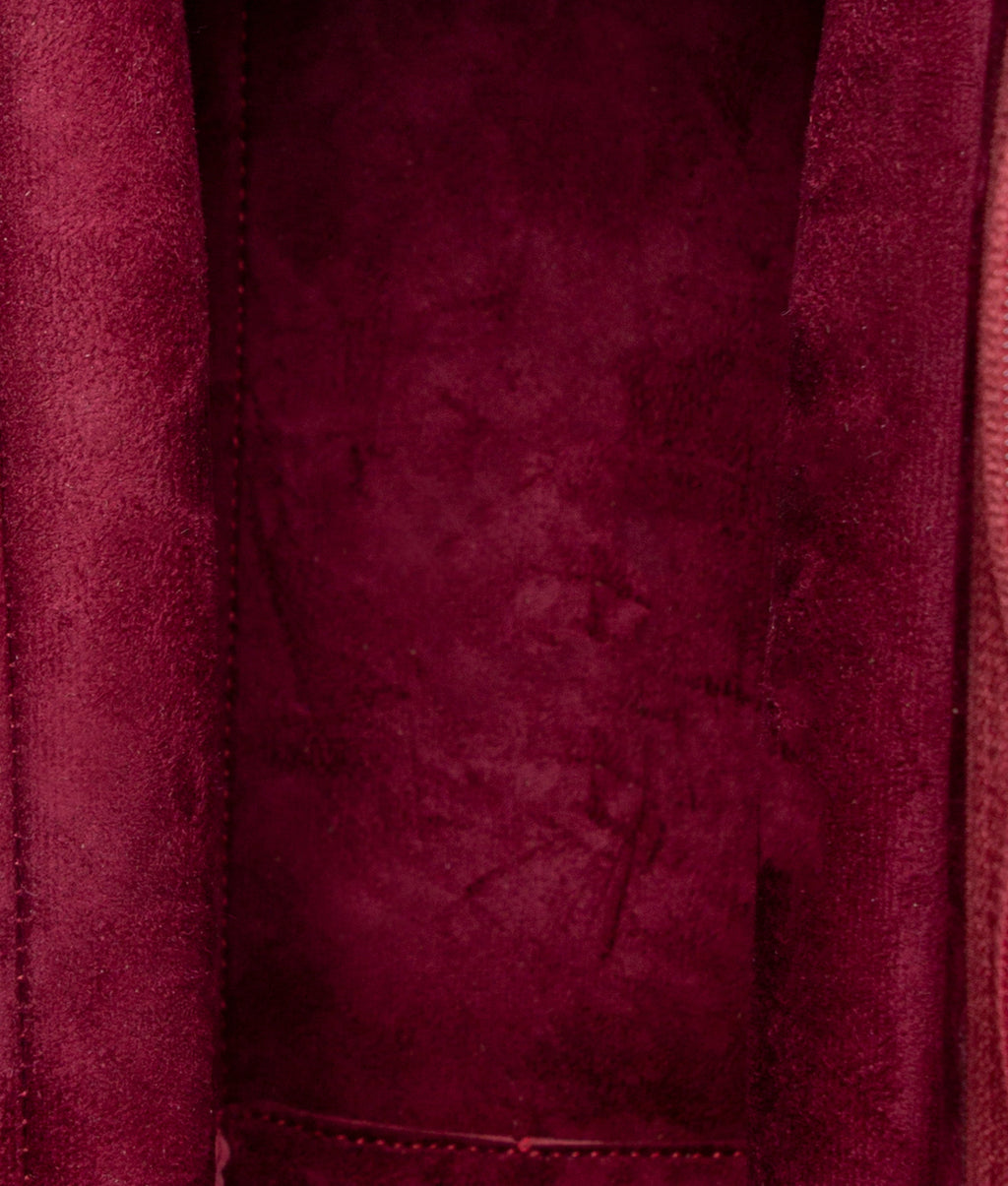 Burgundy mini messenger bag