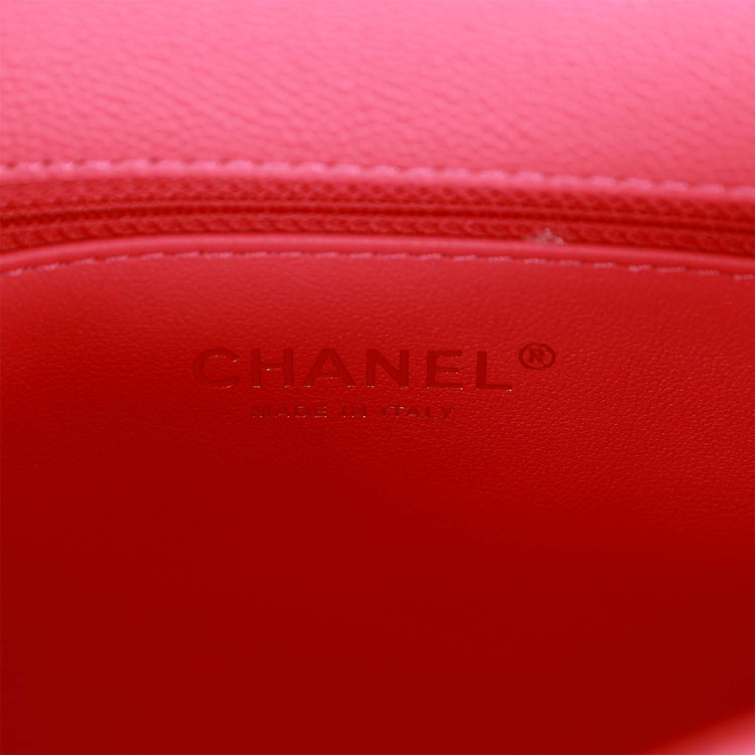 Chanel Medium Sweetheart Crush Flap Bag Pink Caviar Antique Gold Hardware