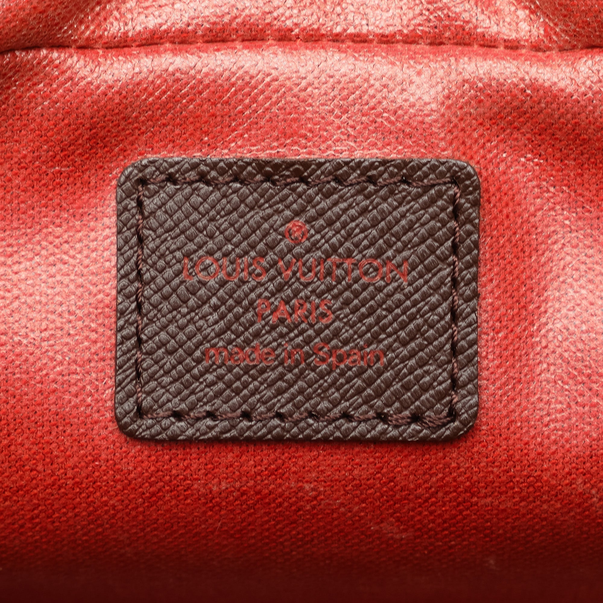 Brown Louis Vuitton Damier Ebene Trousse Toilette 25 Pouch