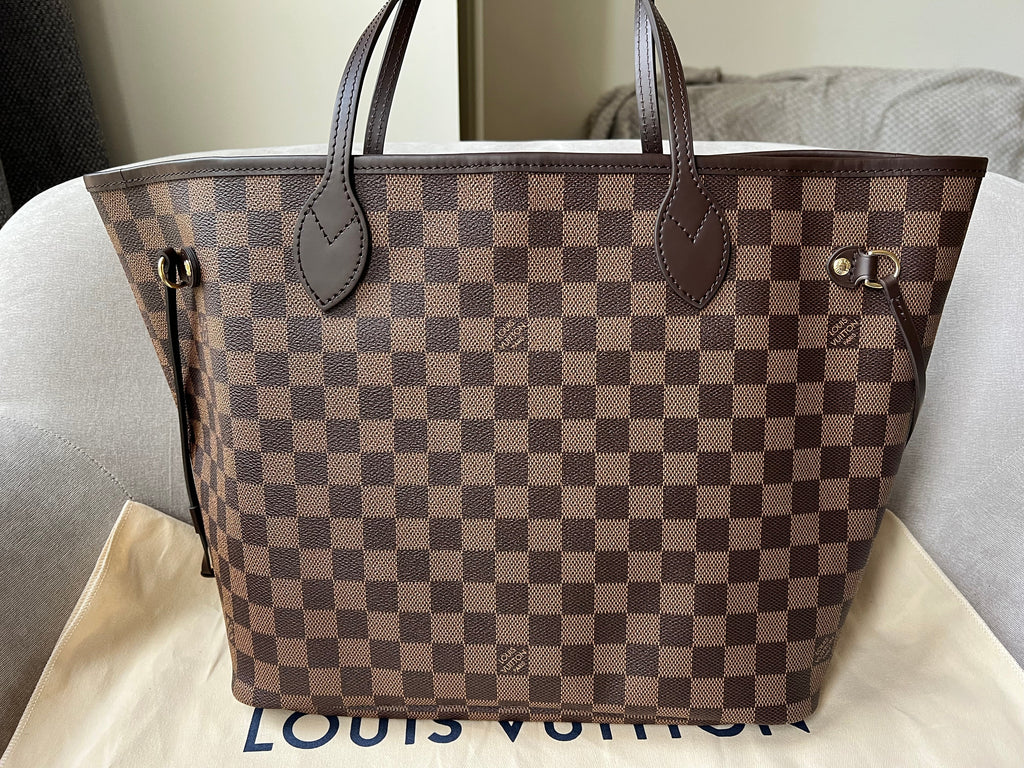 Louis Vuitton Neverfull MM Damier Ebene Cherry Interior (RRP £1,410)