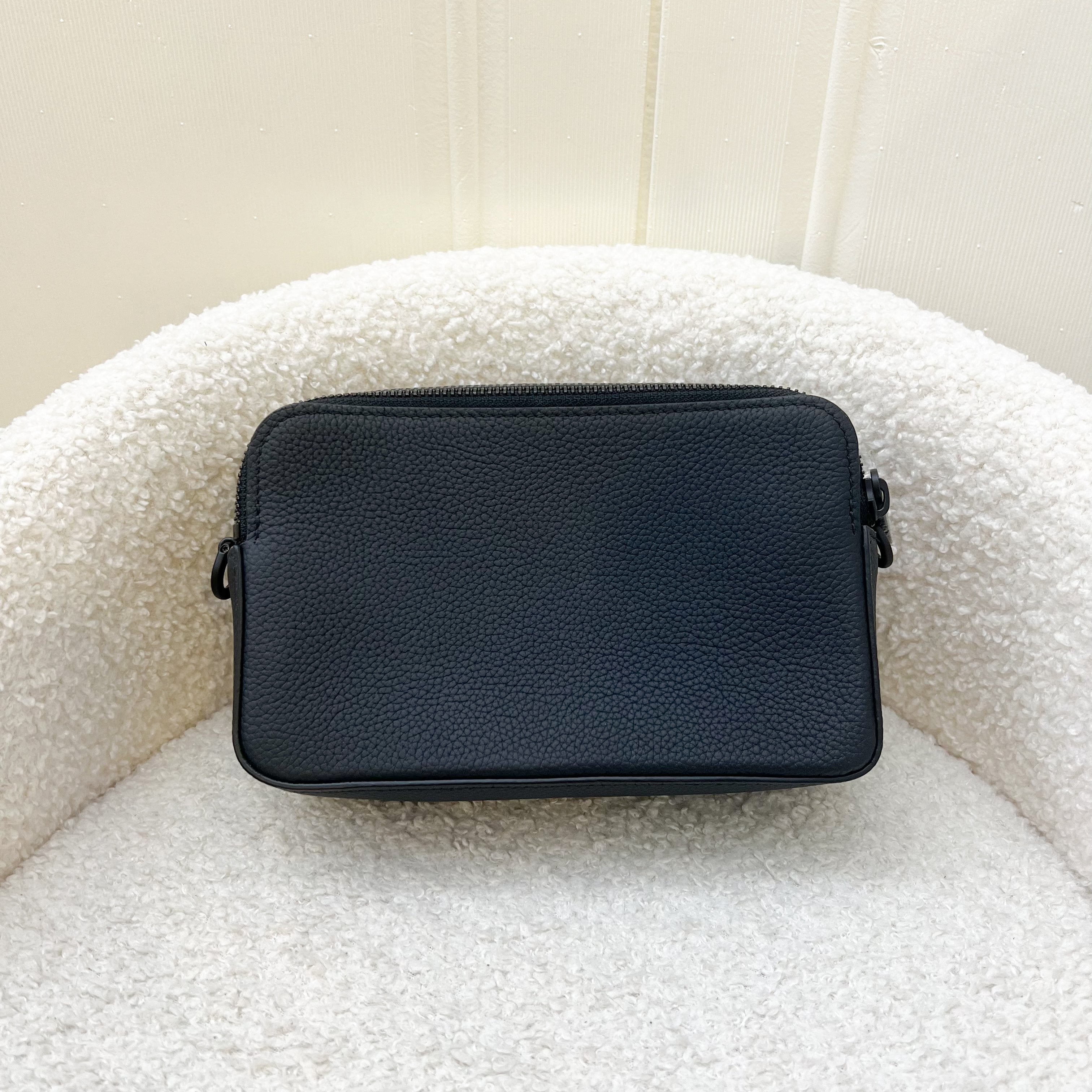 LV Alpha Wearable Wallet in Black Calf Leather and BHW