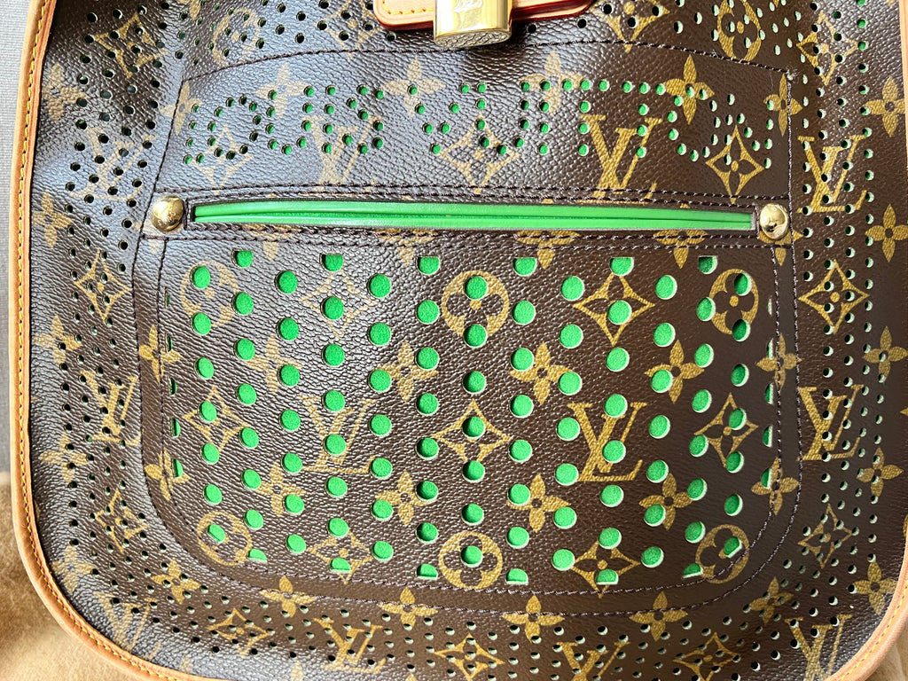 Louis Vuitton Perforated Monogram Green Musette Bag