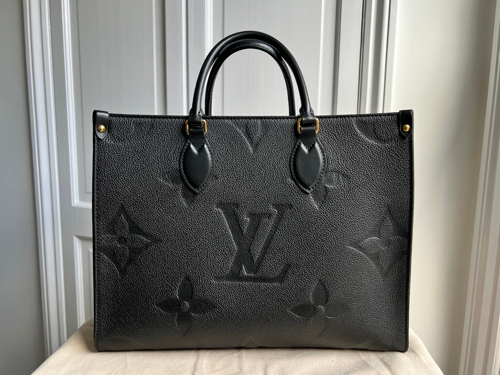 Louis Vuitton On the Go MM Black Empreinte (RRP £2,450)