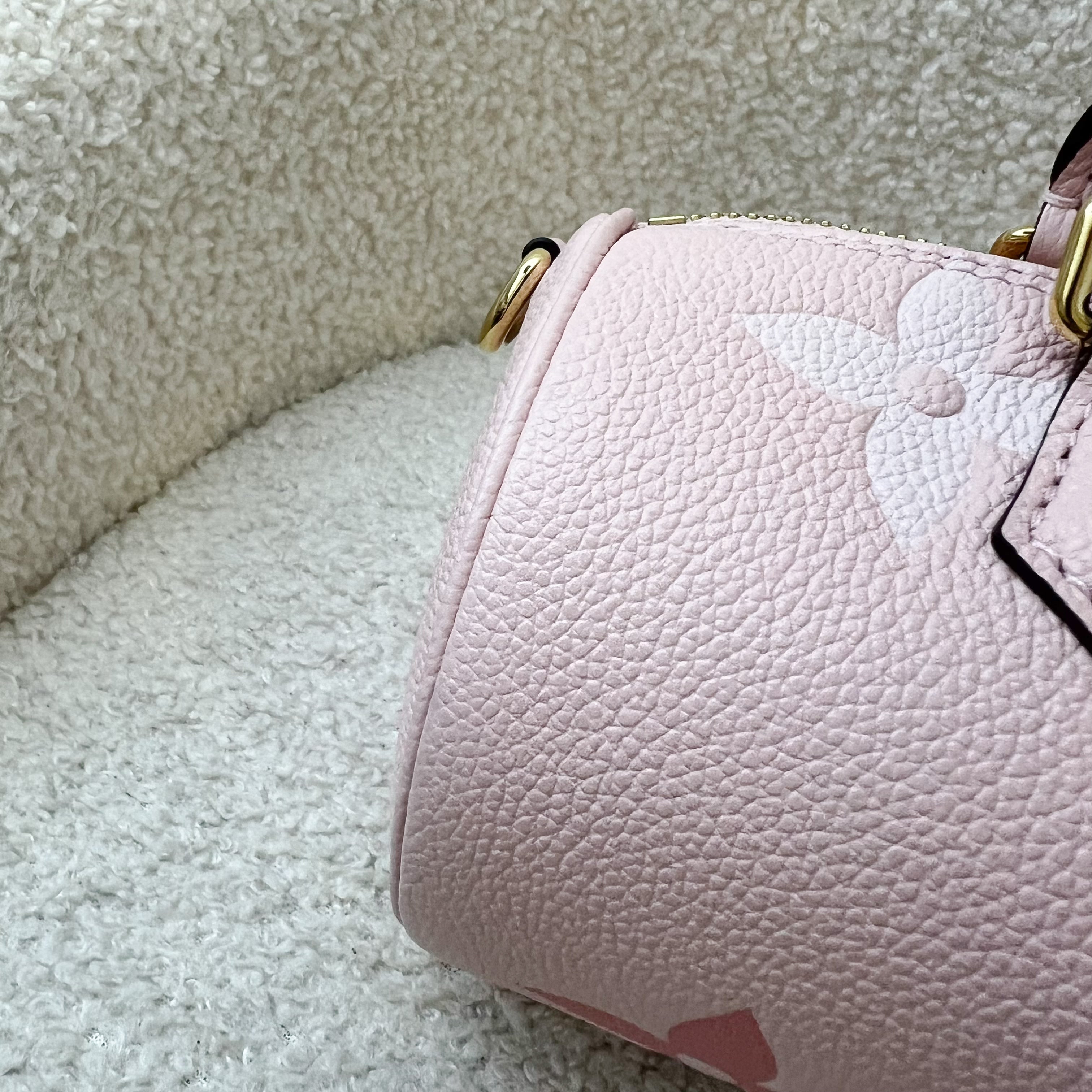 LV Papillon BB By the Pool Gradient Pink Empreinte Leather
