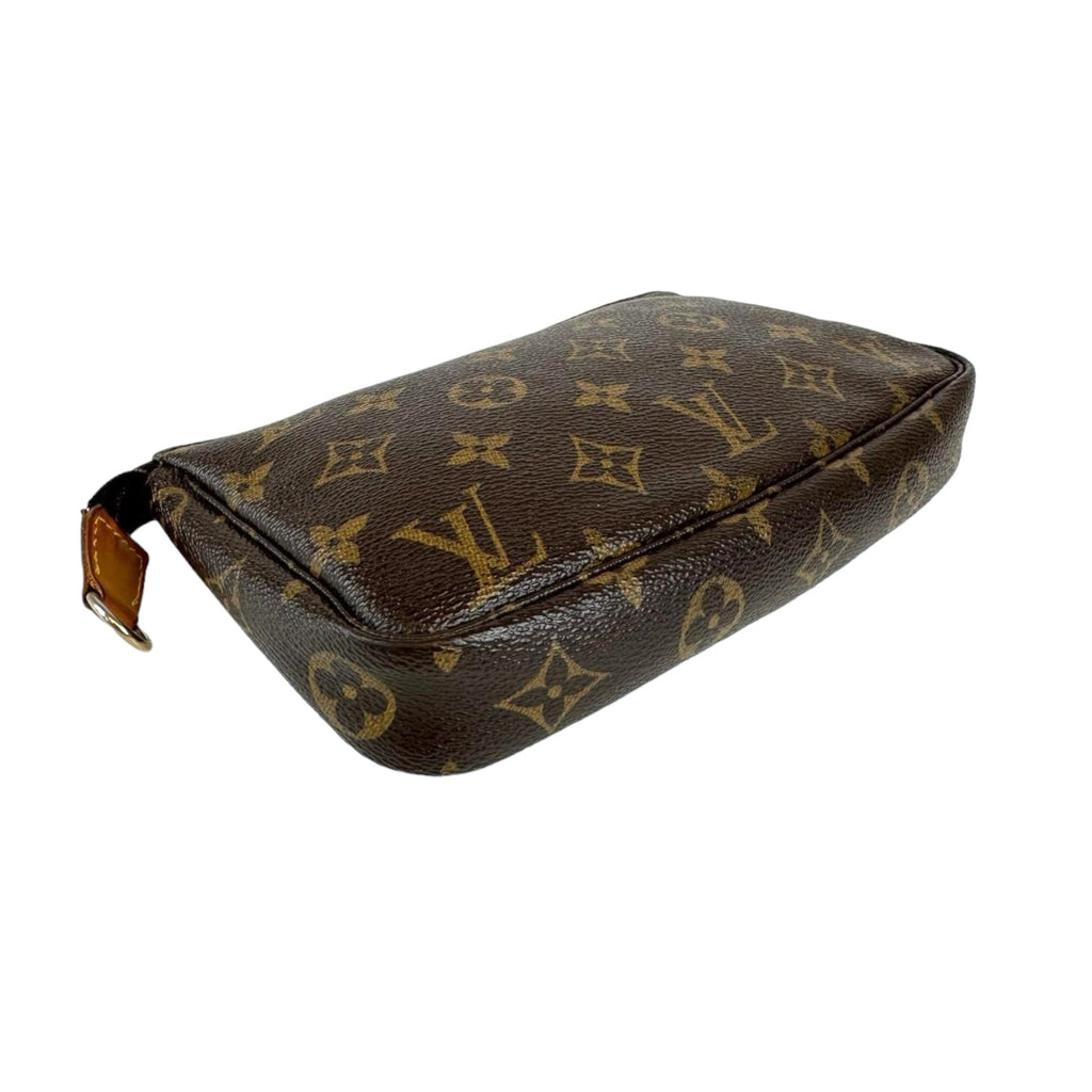 Louis Vuitton Pochette Accessories Monogram Canvas Long Strap