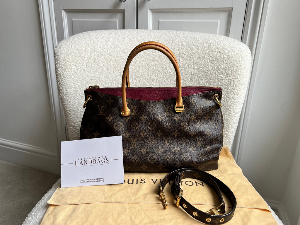 Louis Vuitton Pallas Tote in Monogram and Fuchsia (RRP £1960)