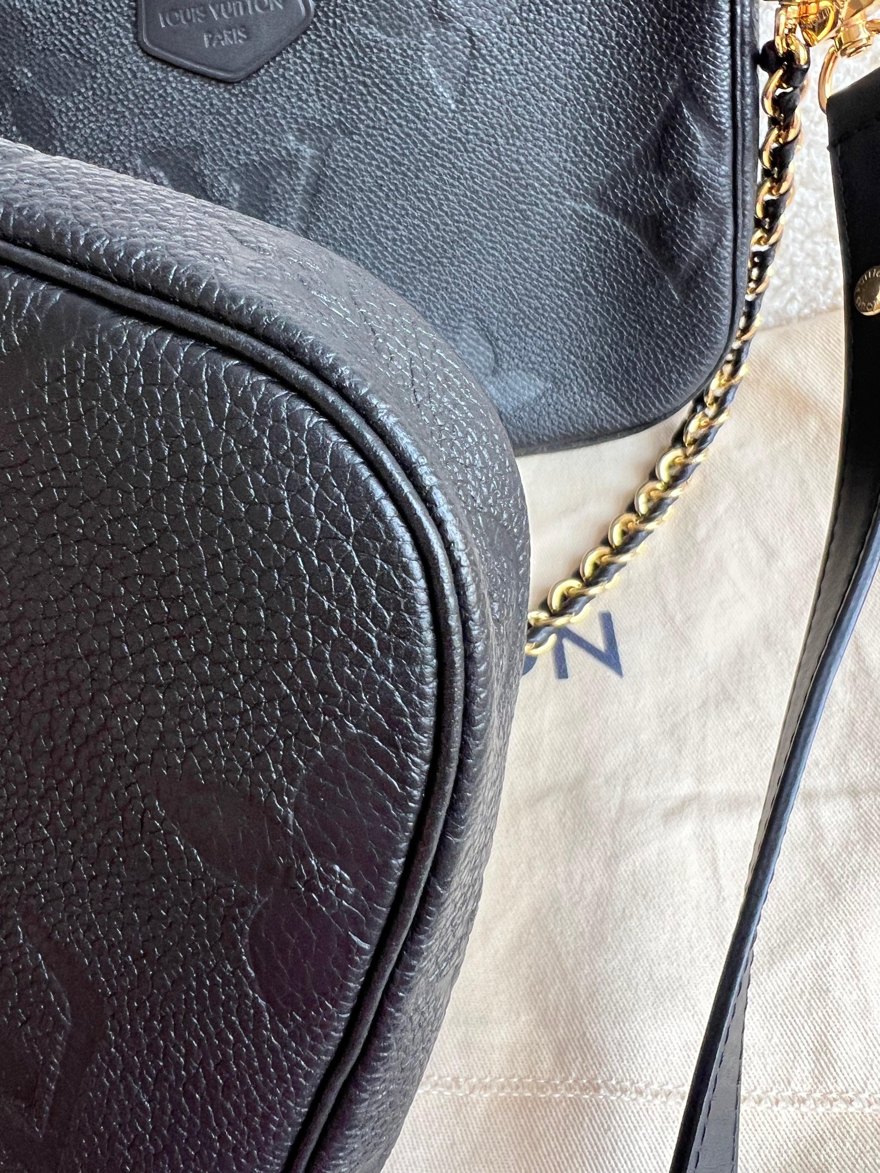 Louis Vuitton Multi Pochette Accessoires Black Empreinte (RRP £2140)