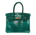 HermÃƒÆ’Ã‚Â¨s Birkin 30 Bag Emeraude Niloticus Crocodile PHW