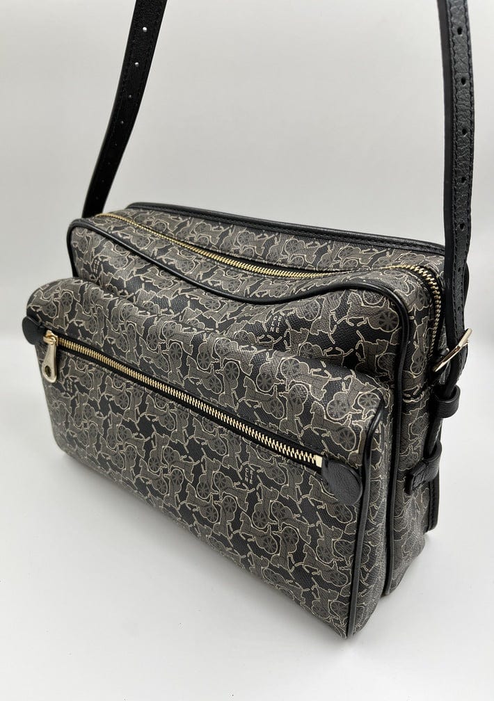 Vintage Celine Coated Canvas Sulky Bag