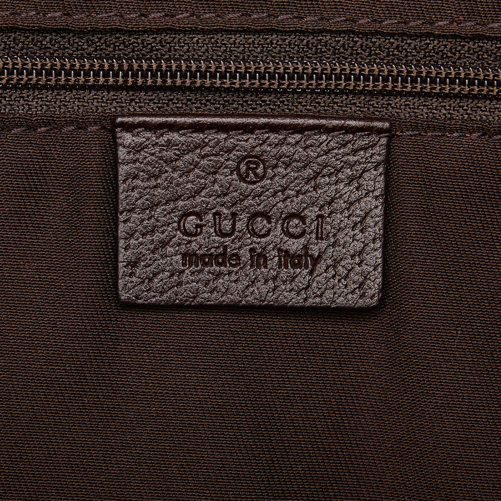 Brown Gucci GG Canvas Abbey D-Ring Tote Bag