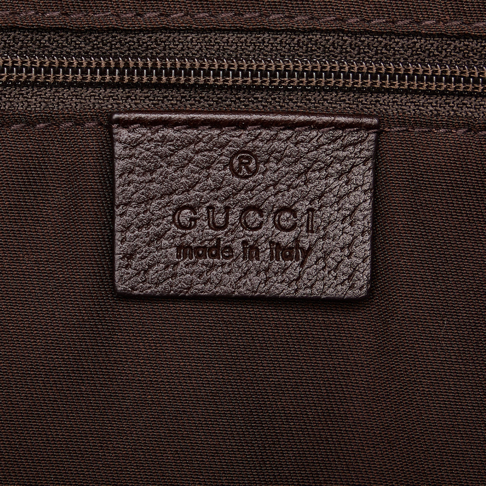 Brown Gucci GG Canvas Abbey D-Ring Tote Bag