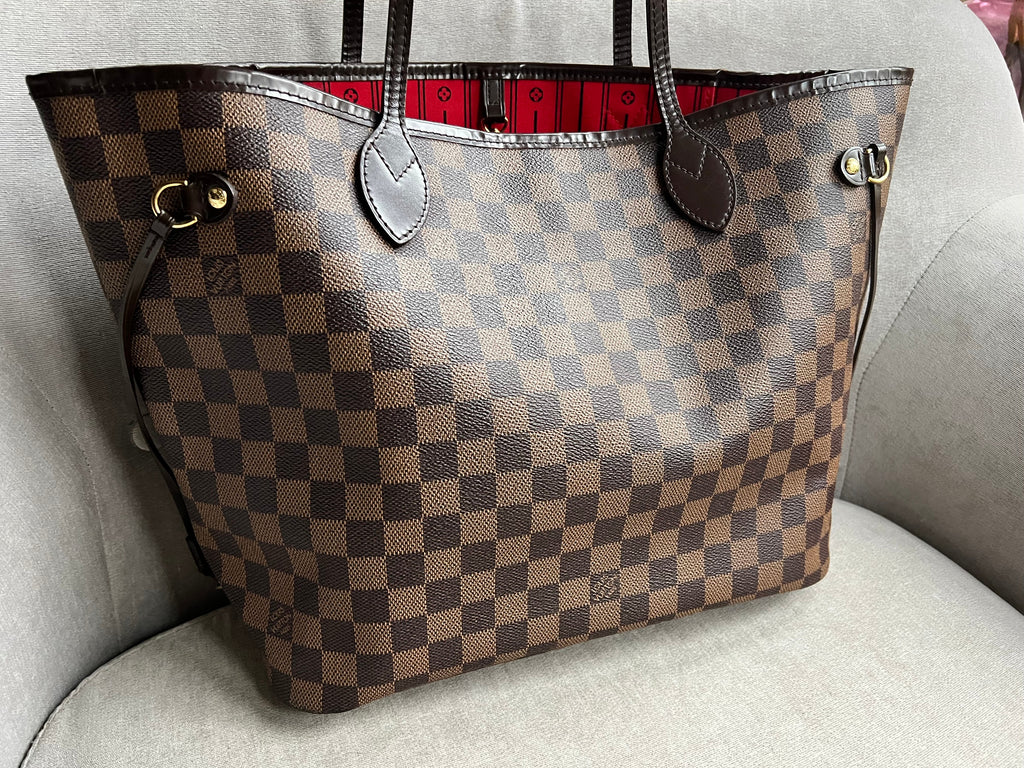 Louis Vuitton Neverfull MM Damier Ebene Cherry Interior (RRP £1410)