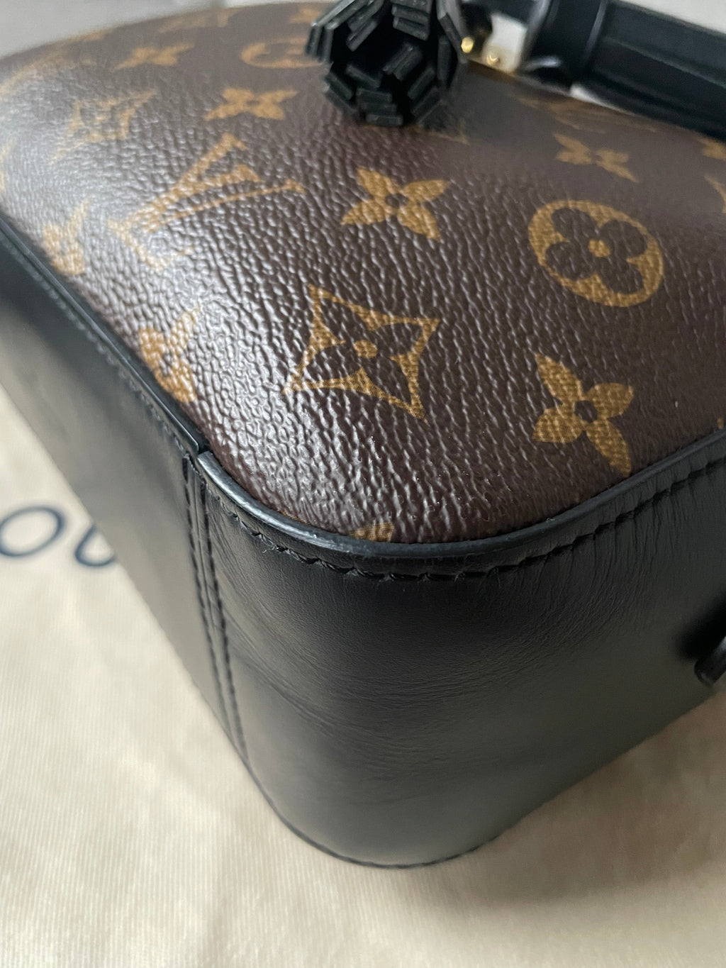 Louis Vuitton Saintonge Black and Monogram