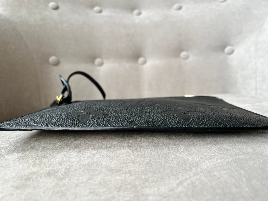 Louis Vuitton Pouch (from Neverfull) Black Empreinte